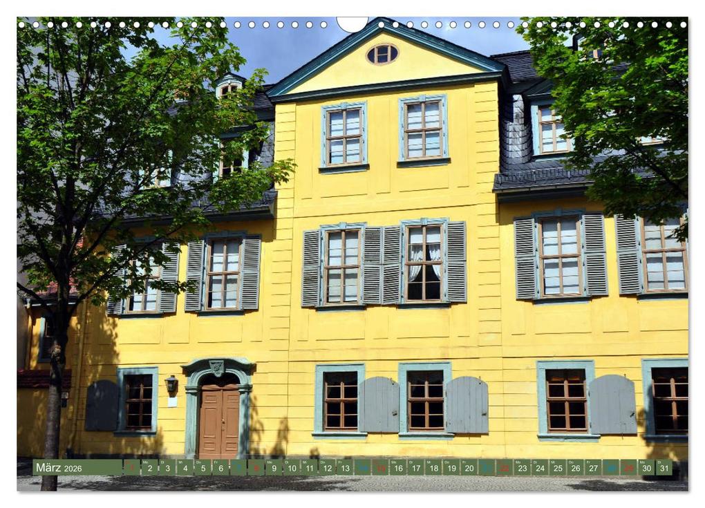 Weitere Ansicht: Weimar - Dichterstadt (Wandkalender 2026 DIN A3 quer), CALVENDO Monatskalender | Pia Thauwald, Calvendo