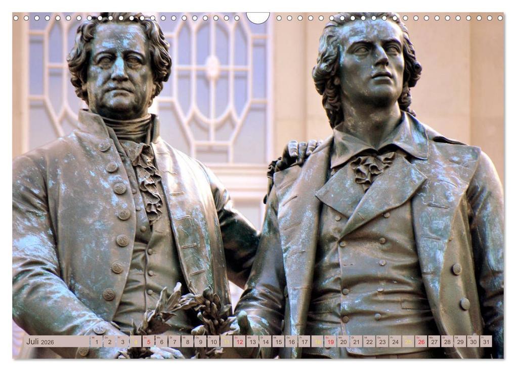 Weitere Ansicht: Weimar - Dichterstadt (Wandkalender 2026 DIN A3 quer), CALVENDO Monatskalender | Pia Thauwald, Calvendo