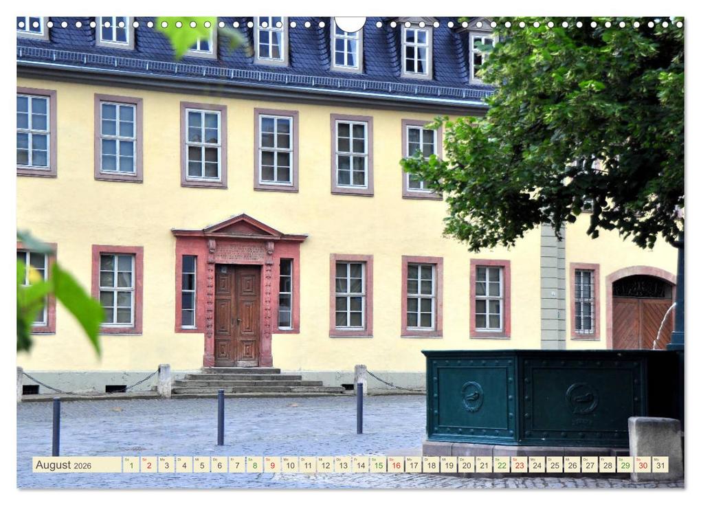 Weitere Ansicht: Weimar - Dichterstadt (Wandkalender 2026 DIN A3 quer), CALVENDO Monatskalender | Pia Thauwald, Calvendo