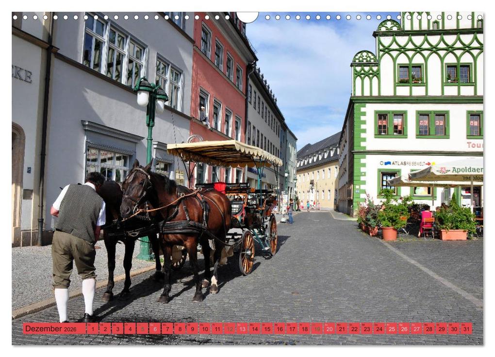 Weitere Ansicht: Weimar - Dichterstadt (Wandkalender 2026 DIN A3 quer), CALVENDO Monatskalender | Pia Thauwald, Calvendo