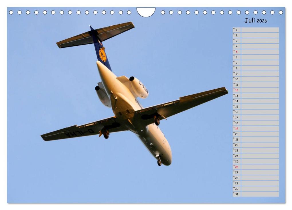 Weitere Ansicht: Flugzeuge - Starts und Landeanflüge Geburtstagsplaner (Wandkalender 2026 DIN A4 quer), CALVENDO Monatskalender | Frank Gayde, Calvendo