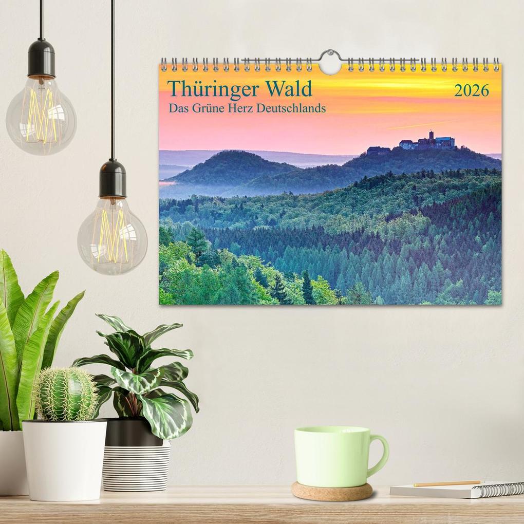 Weitere Ansicht: Thüringer Wald Das Grüne Herz Deutschlands (Wandkalender 2026 DIN A4 quer), CALVENDO Monatskalender | Prime Selection, Calvendo