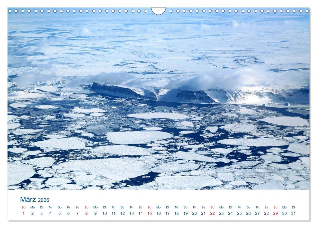 Weitere Ansicht: Polarflug Kurs Nordpol (Wandkalender 2026 DIN A3 quer), CALVENDO Monatskalender | Rainer Spoddig, Calvendo