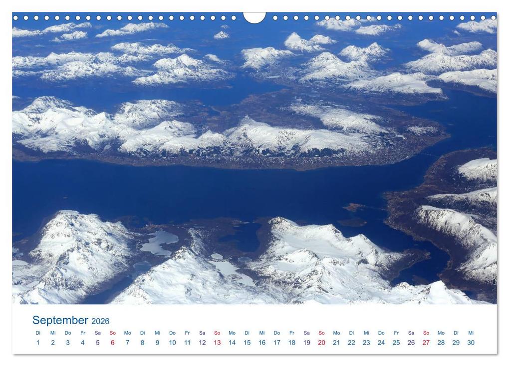 Weitere Ansicht: Polarflug Kurs Nordpol (Wandkalender 2026 DIN A3 quer), CALVENDO Monatskalender | Rainer Spoddig, Calvendo