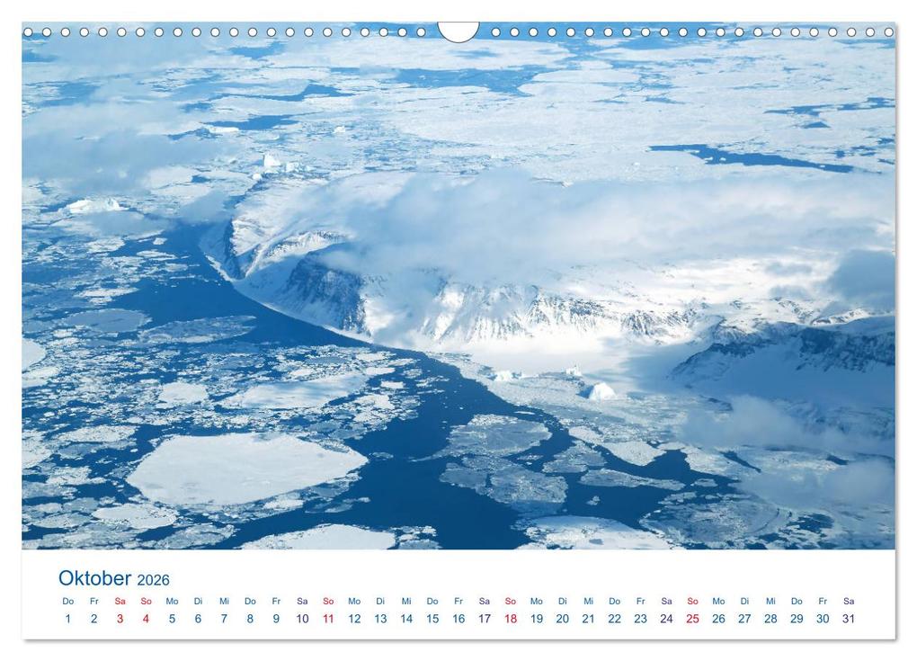 Weitere Ansicht: Polarflug Kurs Nordpol (Wandkalender 2026 DIN A3 quer), CALVENDO Monatskalender | Rainer Spoddig, Calvendo