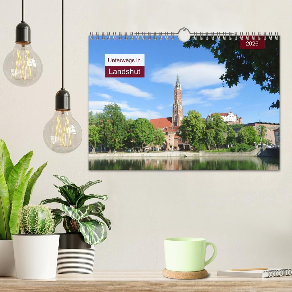 Weitere Ansicht: Unterwegs in Landshut (Wandkalender 2026 DIN A4 quer), CALVENDO Monatskalender | Angelika Keller, Calvendo