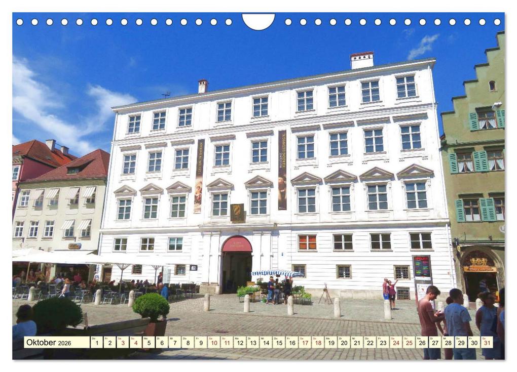 Weitere Ansicht: Unterwegs in Landshut (Wandkalender 2026 DIN A4 quer), CALVENDO Monatskalender | Angelika Keller, Calvendo