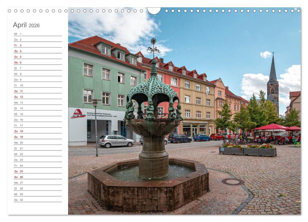 Weitere Ansicht: Stadtansichten Aschersleben (Wandkalender 2026 DIN A3 quer), CALVENDO Monatskalender | Steffen Gierok; Magic Artist design, Calvendo, Gierok, Steffen Magic Artist Design