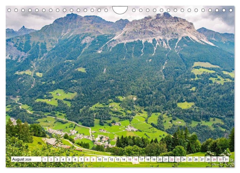 Weitere Ansicht: Rhätische Bahn - Fahrt durch die Bündner Alpen (Wandkalender 2026 DIN A4 quer), CALVENDO Monatskalender | Nina Schwarze, Calvendo