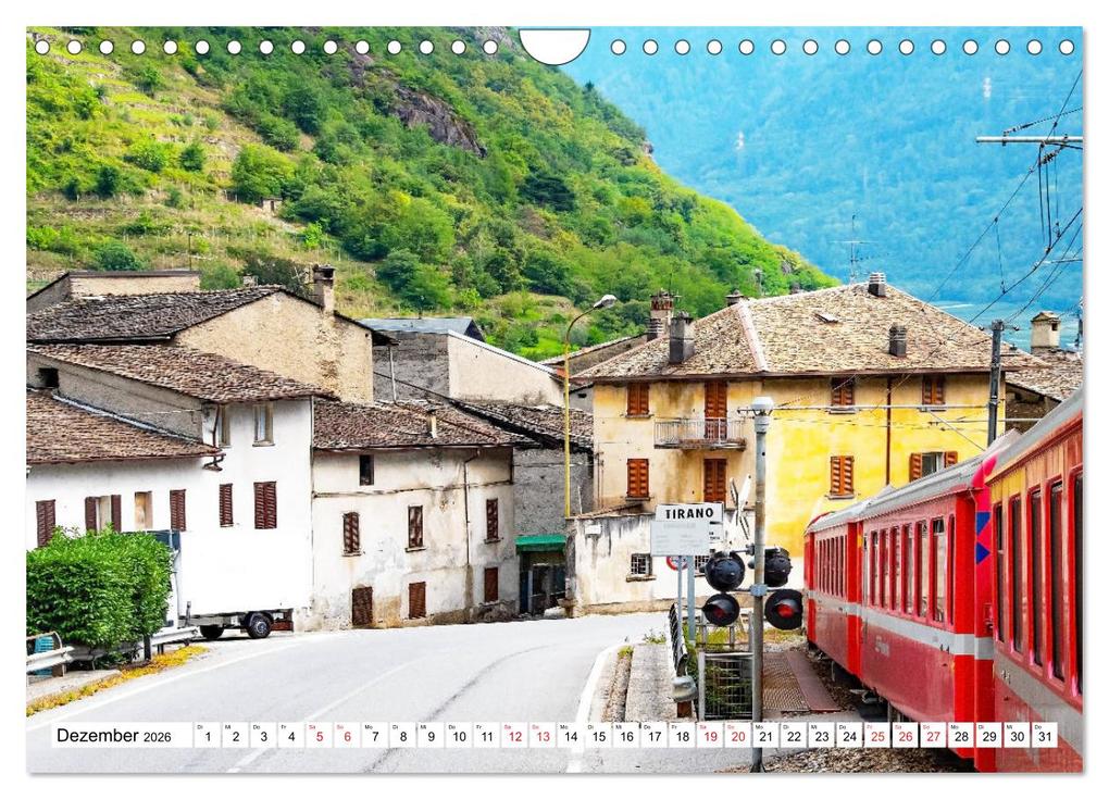 Weitere Ansicht: Rhätische Bahn - Fahrt durch die Bündner Alpen (Wandkalender 2026 DIN A4 quer), CALVENDO Monatskalender | Nina Schwarze, Calvendo