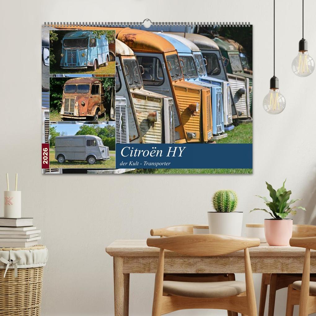 Weitere Ansicht: Citroën HY der Kult -Transporter (Wandkalender 2026 DIN A2 quer), CALVENDO Monatskalender | Ingo Laue, Calvendo