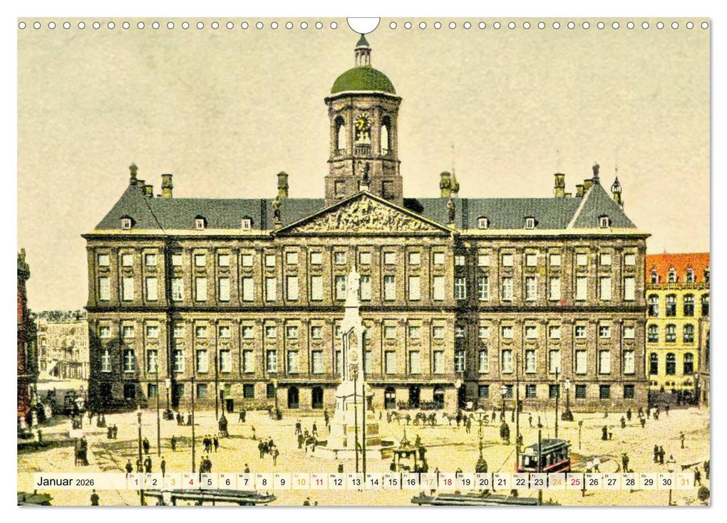 Weitere Ansicht: Amsterdam um 1900 (Wandkalender 2026 DIN A3 quer), CALVENDO Monatskalender | Jens Siebert, Calvendo
