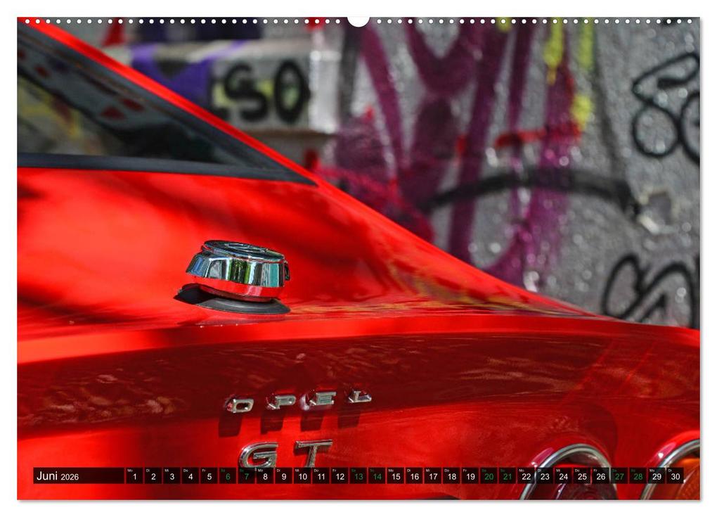 Weitere Ansicht: Opel GT 1900 AL Eine deutsche Sportwagenlegende (Wandkalender 2026 DIN A2 quer), CALVENDO Monatskalender | Ingo Laue, Calvendo