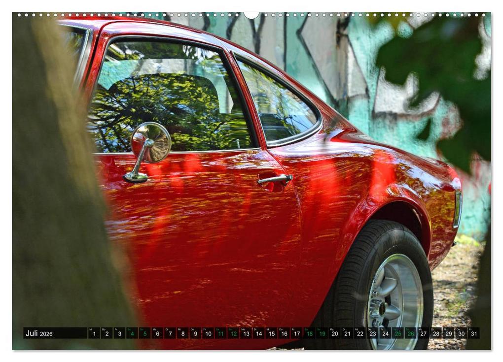 Weitere Ansicht: Opel GT 1900 AL Eine deutsche Sportwagenlegende (Wandkalender 2026 DIN A2 quer), CALVENDO Monatskalender | Ingo Laue, Calvendo