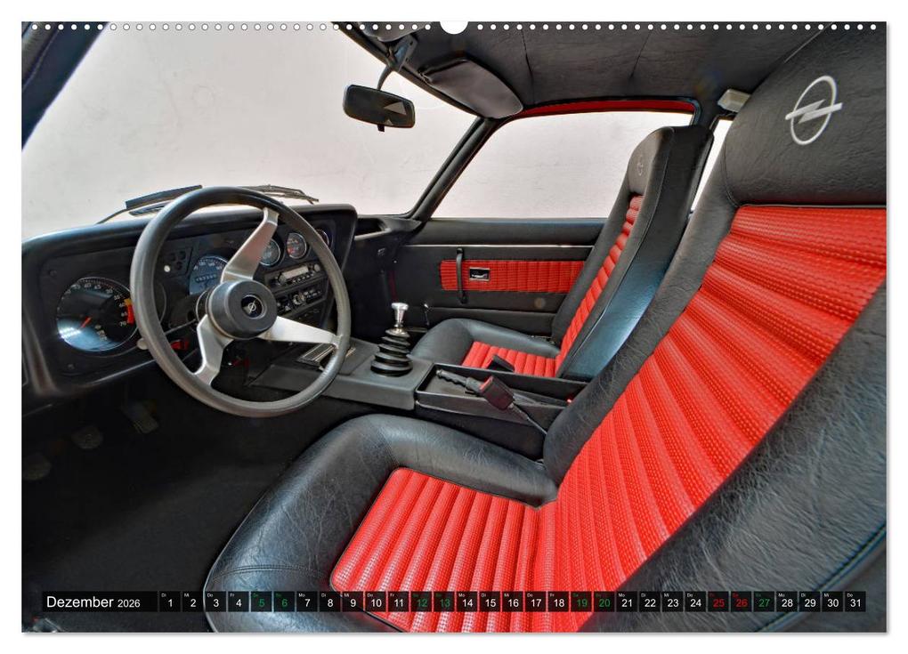 Weitere Ansicht: Opel GT 1900 AL Eine deutsche Sportwagenlegende (Wandkalender 2026 DIN A2 quer), CALVENDO Monatskalender | Ingo Laue, Calvendo
