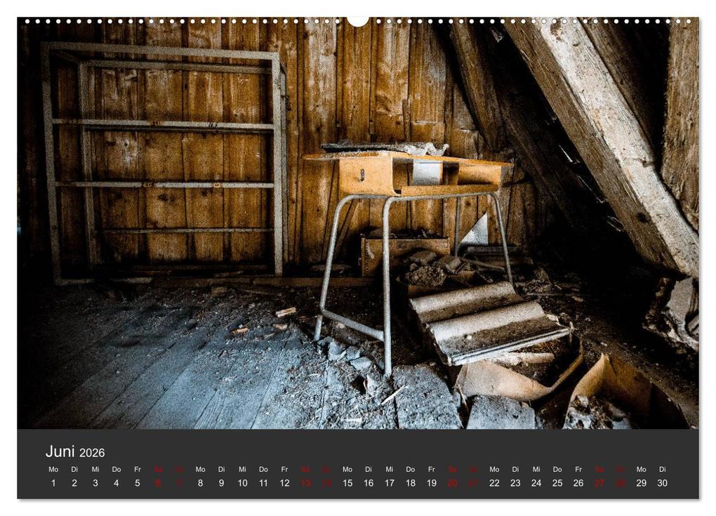 Weitere Ansicht: Verlassene Orte - Ein Lost Places Kalender (hochwertiger Premium Wandkalender 2026 DIN A2 quer), Kunstdruck in Hochglanz | HIGHLIGHT.photo Maxi Sängerlaub, Calvendo