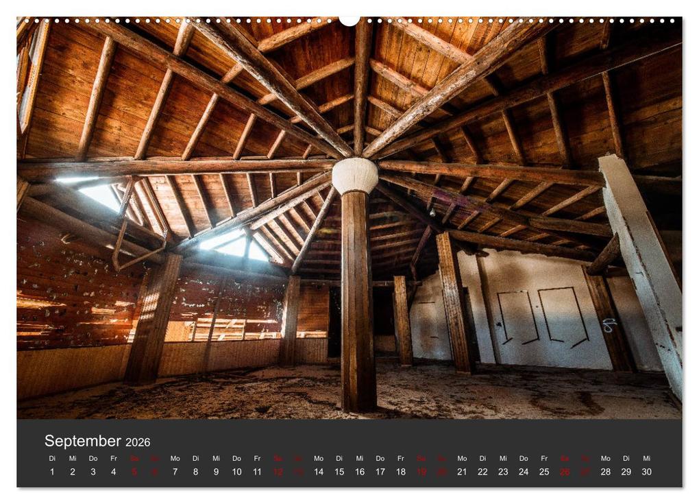 Weitere Ansicht: Verlassene Orte - Ein Lost Places Kalender (hochwertiger Premium Wandkalender 2026 DIN A2 quer), Kunstdruck in Hochglanz | HIGHLIGHT.photo Maxi Sängerlaub, Calvendo