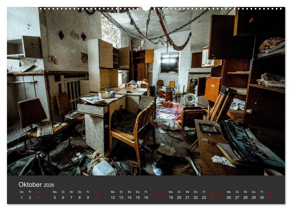Weitere Ansicht: Verlassene Orte - Ein Lost Places Kalender (hochwertiger Premium Wandkalender 2026 DIN A2 quer), Kunstdruck in Hochglanz | HIGHLIGHT.photo Maxi Sängerlaub, Calvendo