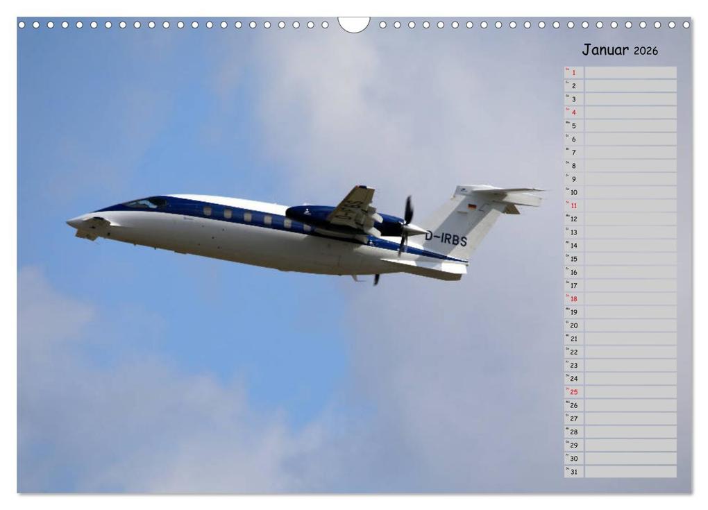 Weitere Ansicht: Flugzeuge - Starts und Landeanflüge Geburtstagsplaner (Wandkalender 2026 DIN A3 quer), CALVENDO Monatskalender | Frank Gayde, Calvendo