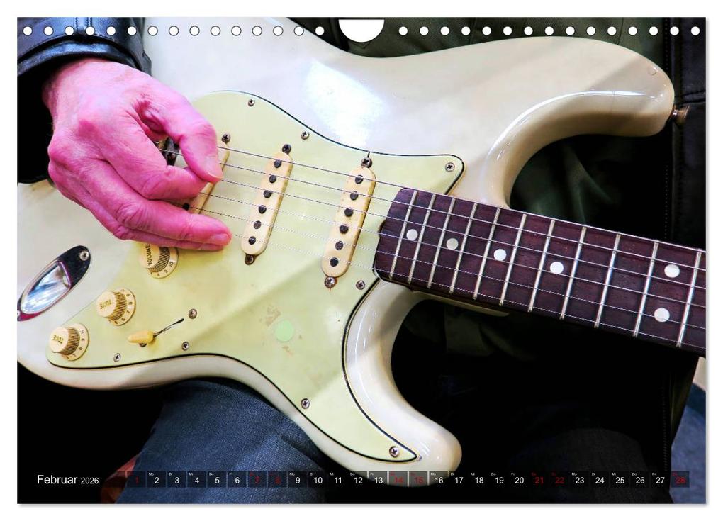 Weitere Ansicht: Vintage Gitarren in Szene gesetzt (Wandkalender 2026 DIN A4 quer), CALVENDO Monatskalender | Renate Bleicher, Calvendo