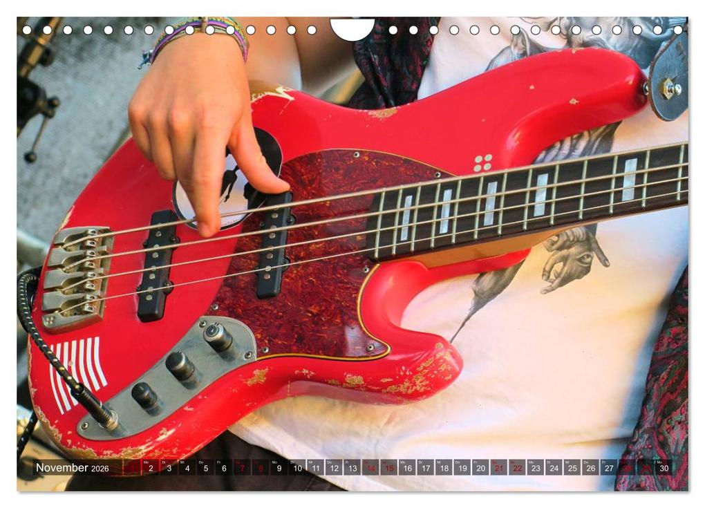 Weitere Ansicht: Vintage Gitarren in Szene gesetzt (Wandkalender 2026 DIN A4 quer), CALVENDO Monatskalender | Renate Bleicher, Calvendo