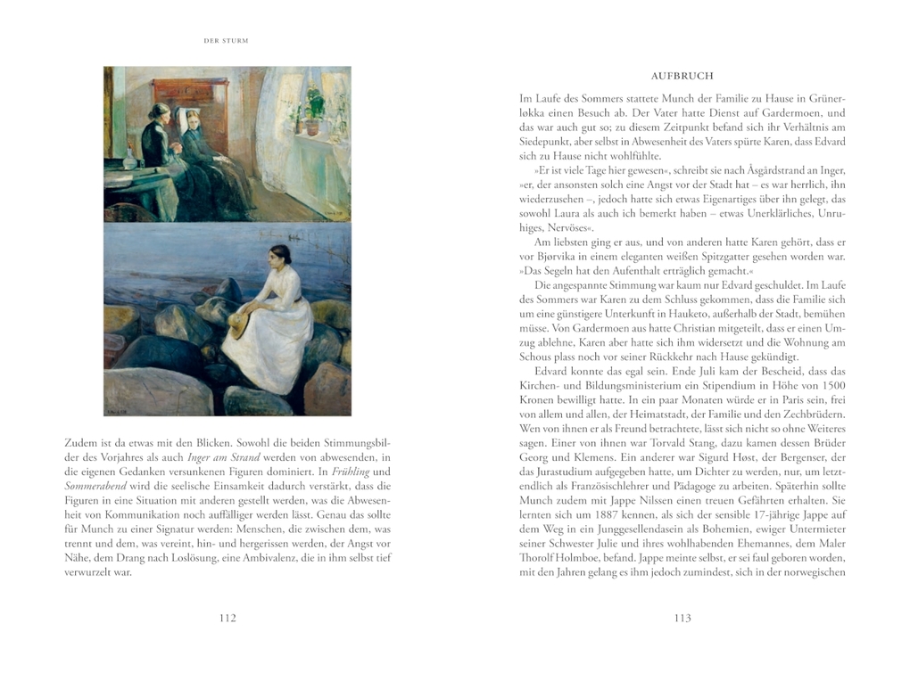 Weitere Ansicht: Der Sturm. Eine Biografie über Edvard Munch | Ivo de Figueiredo
