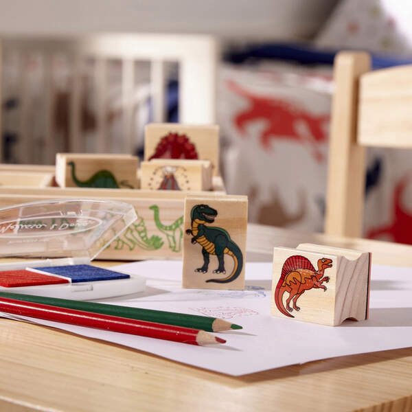 Weitere Ansicht: MAC Dinosaurier Holzstempelset