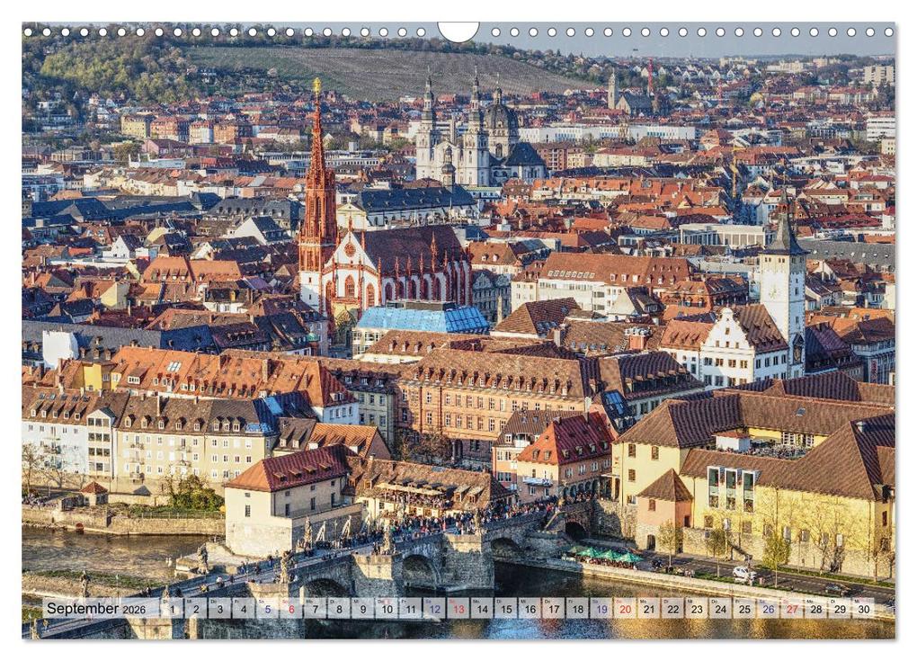 Weitere Ansicht: Würzburg und Veitshöchheim - romantische Rokoko Städte am Main (Wandkalender 2026 DIN A3 quer), CALVENDO Monatskalender | Calvendo, Brigitte Dürr