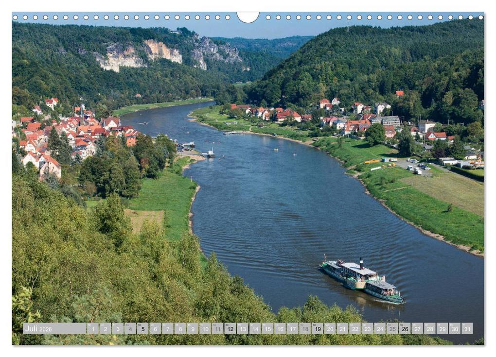 Weitere Ansicht: SÄCHSISCHE SCHWEIZ - Märchenland an der Elbe (Wandkalender 2026 DIN A3 quer), CALVENDO Monatskalender | Calvendo, Mario Weigt