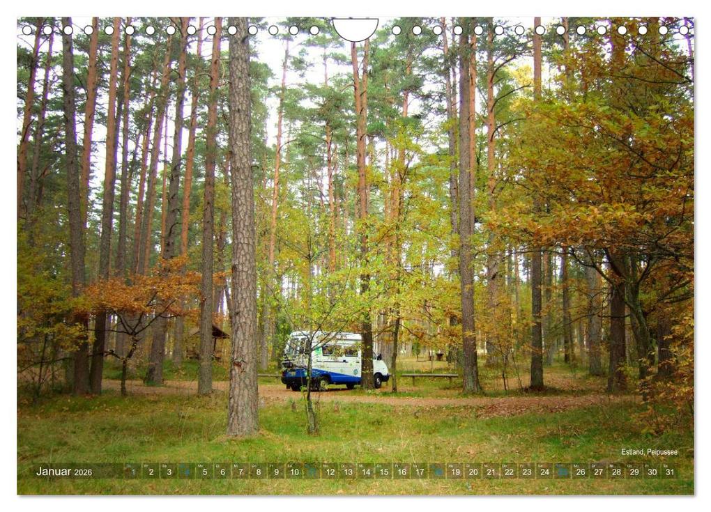 Weitere Ansicht: Vanlife - Leben, fahren, frei sein mit dem Wohnmobil (Wandkalender 2026 DIN A4 quer), CALVENDO Monatskalender | Calvendo, Susanne Flachmann