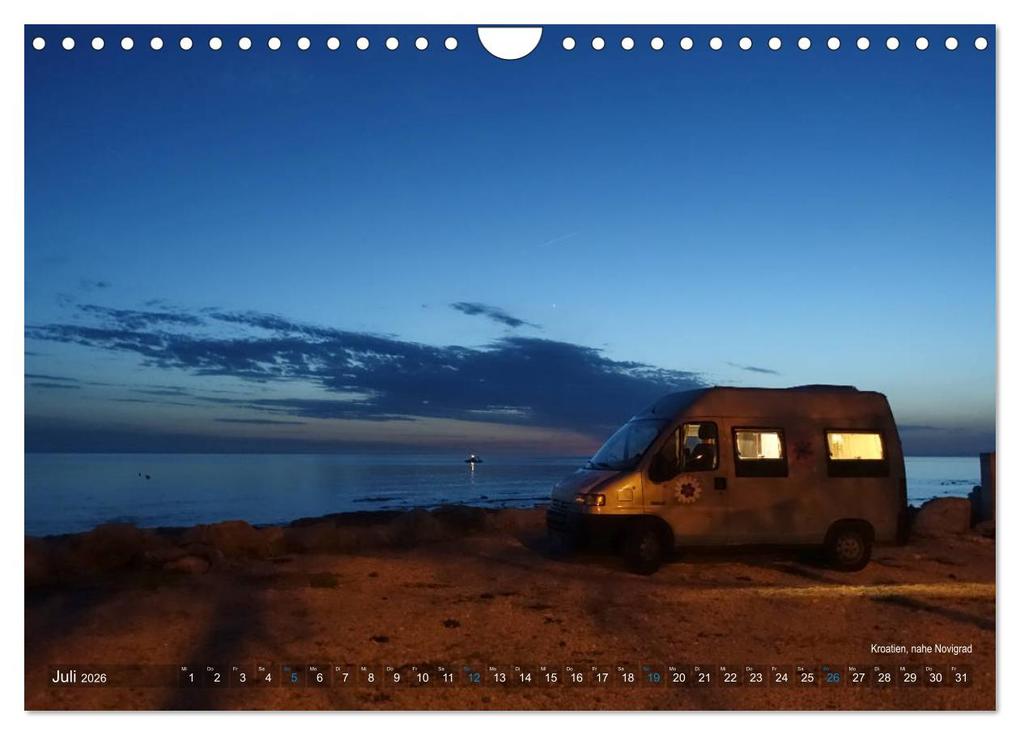 Weitere Ansicht: Vanlife - Leben, fahren, frei sein mit dem Wohnmobil (Wandkalender 2026 DIN A4 quer), CALVENDO Monatskalender | Calvendo, Susanne Flachmann