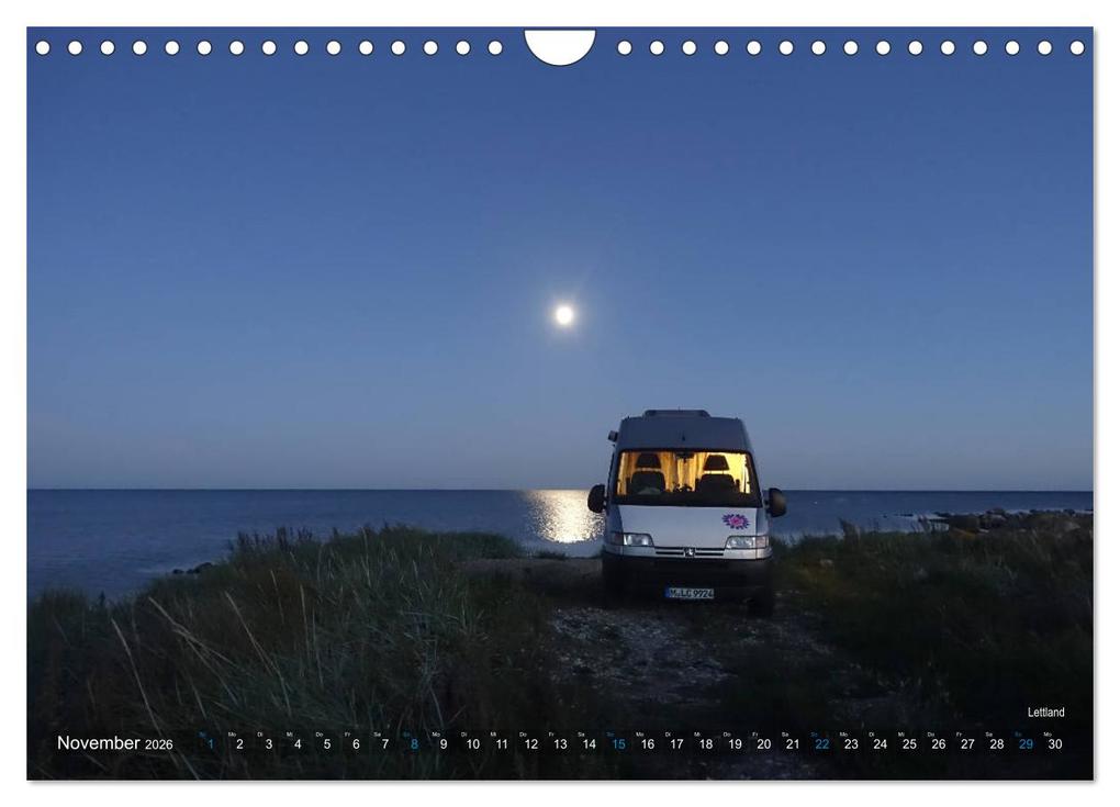 Weitere Ansicht: Vanlife - Leben, fahren, frei sein mit dem Wohnmobil (Wandkalender 2026 DIN A4 quer), CALVENDO Monatskalender | Calvendo, Susanne Flachmann
