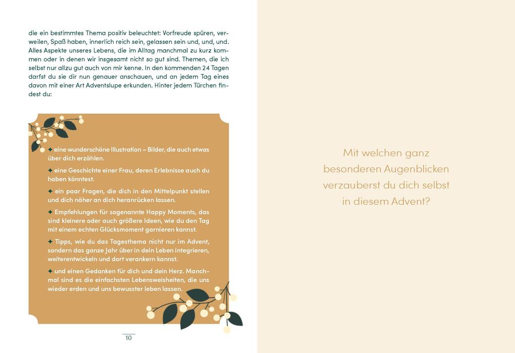 Weitere Ansicht: Dein Advent - 24 Glücksmomente nur für dich | Tanja Köhler