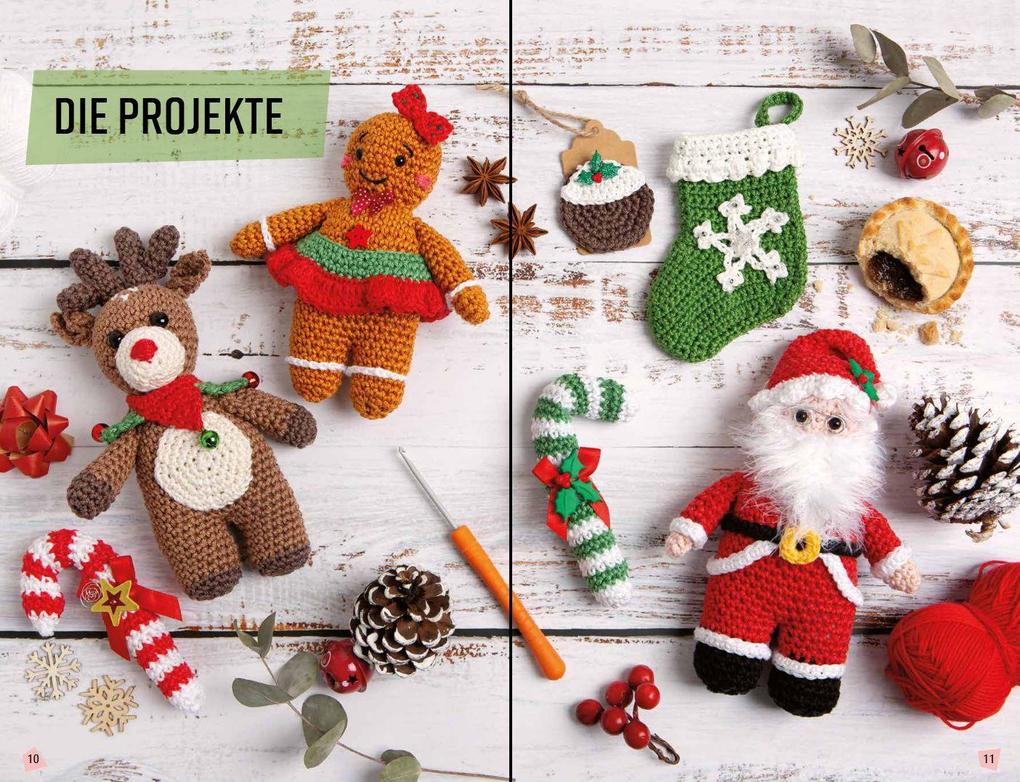 Weitere Ansicht: Niedliche Häkel-Ideen für Weihnachten | Val Pierce