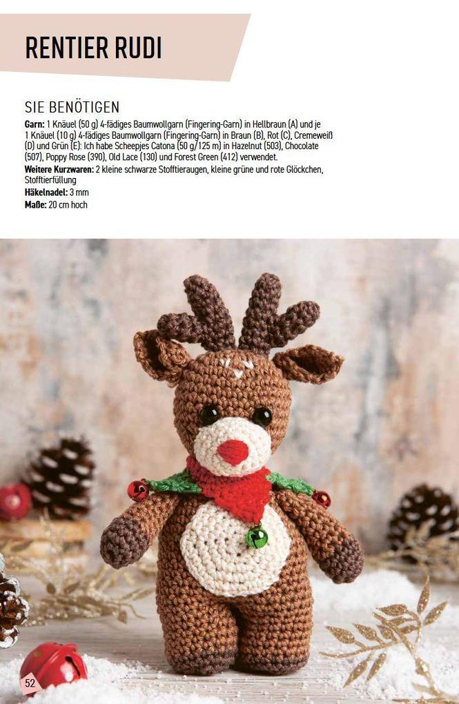 Weitere Ansicht: Niedliche Häkel-Ideen für Weihnachten | Val Pierce