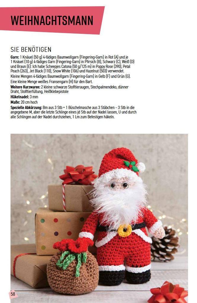 Weitere Ansicht: Niedliche Häkel-Ideen für Weihnachten | Val Pierce