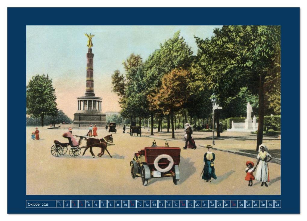 Weitere Ansicht: Historisches Berlin von 1888 bis 1918 (Wandkalender 2026 DIN A4 quer), CALVENDO Monatskalender | Jens Siebert, Calvendo