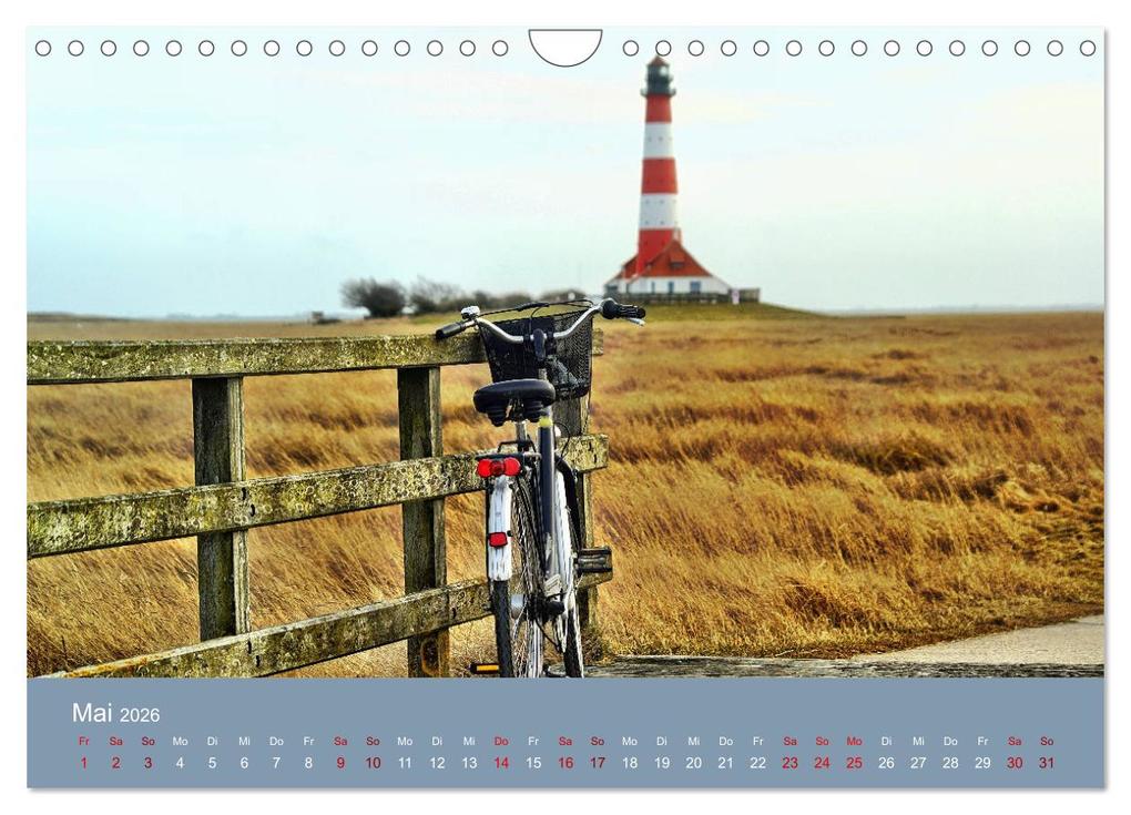Weitere Ansicht: Westerhever (Wandkalender 2026 DIN A4 quer), CALVENDO Monatskalender | Martina Fornal, Calvendo