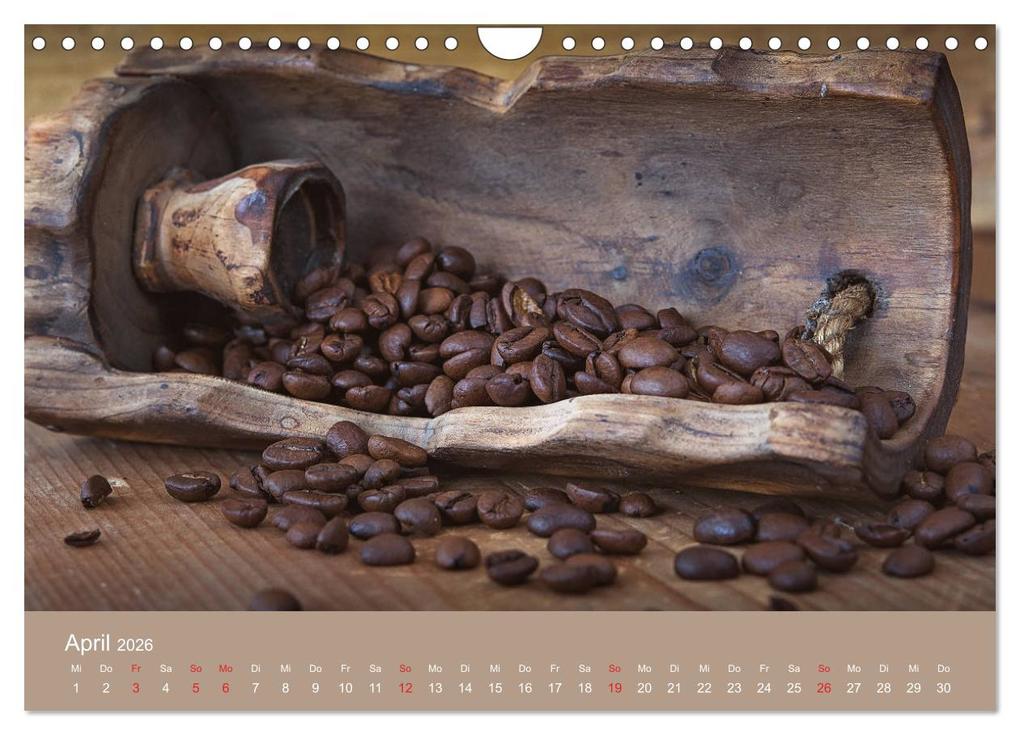 Weitere Ansicht: I Love Coffee - Dein Kaffeekalender für Geniesser des schwarzen Goldes (Wandkalender 2026 DIN A4 quer), CALVENDO Monatskalender | Stefan Widerstein - SteWi.info, Calvendo