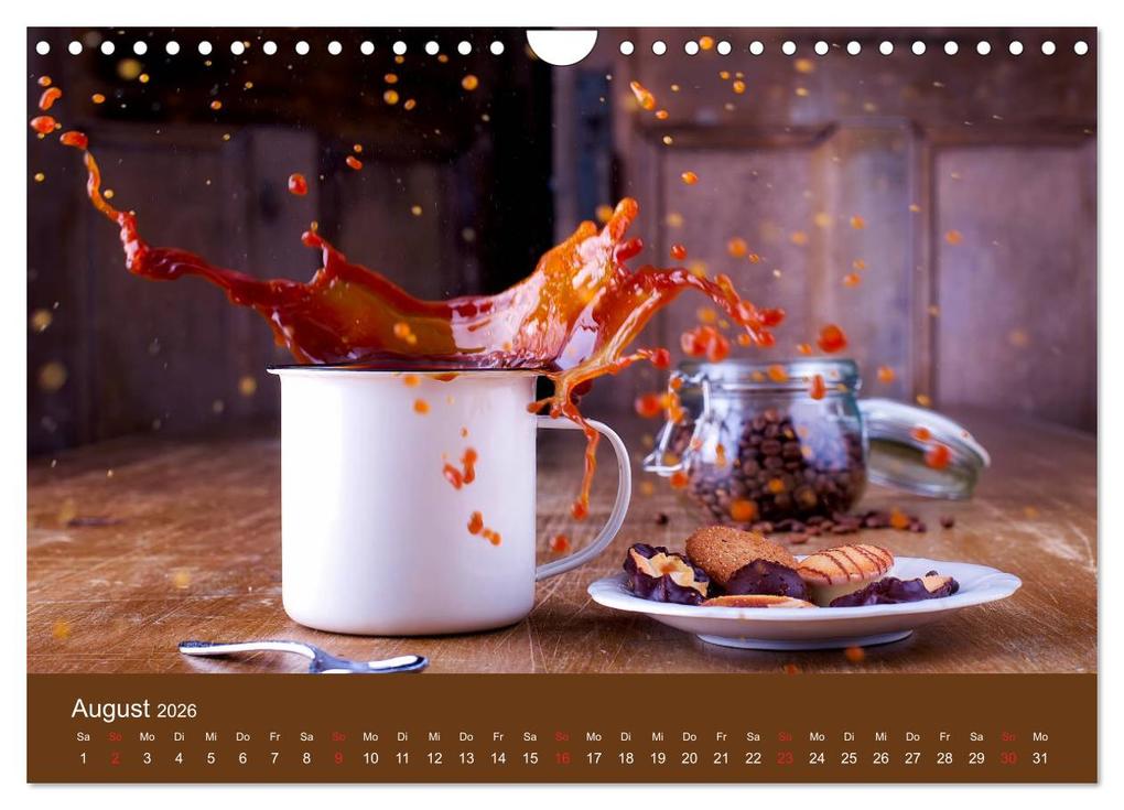 Weitere Ansicht: I Love Coffee - Dein Kaffeekalender für Geniesser des schwarzen Goldes (Wandkalender 2026 DIN A4 quer), CALVENDO Monatskalender | Stefan Widerstein - SteWi.info, Calvendo