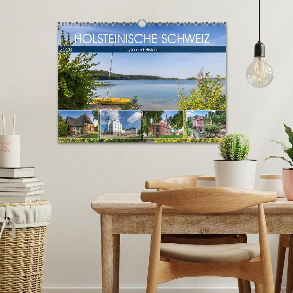 Weitere Ansicht: HOLSTEINISCHE SCHWEIZ Idylle und Historie (Wandkalender 2026 DIN A3 quer), CALVENDO Monatskalender | Melanie Viola, Calvendo