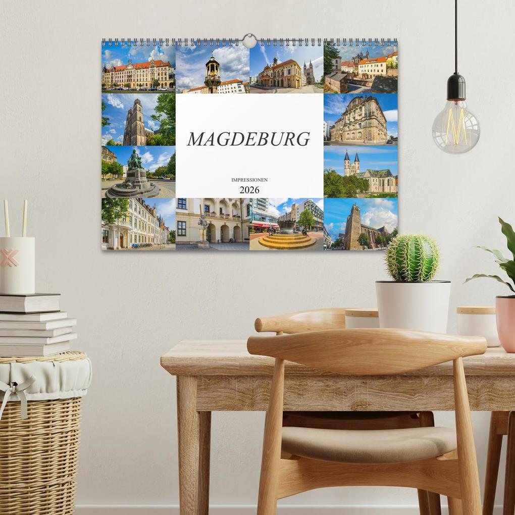 Weitere Ansicht: Magdeburg Impressionen (Wandkalender 2026 DIN A3 quer), CALVENDO Monatskalender | Dirk Meutzner, Calvendo