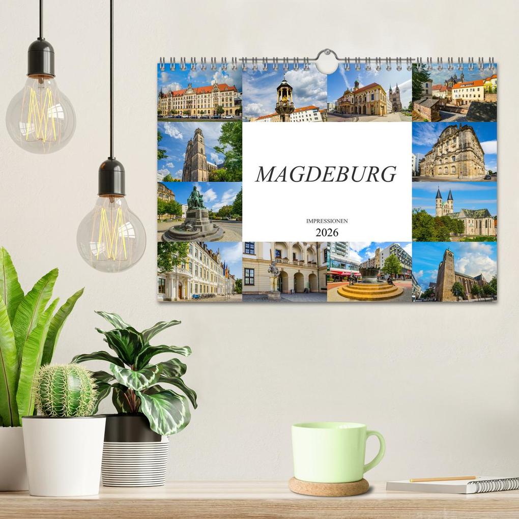 Weitere Ansicht: Magdeburg Impressionen (Wandkalender 2026 DIN A4 quer), CALVENDO Monatskalender | Dirk Meutzner, Calvendo