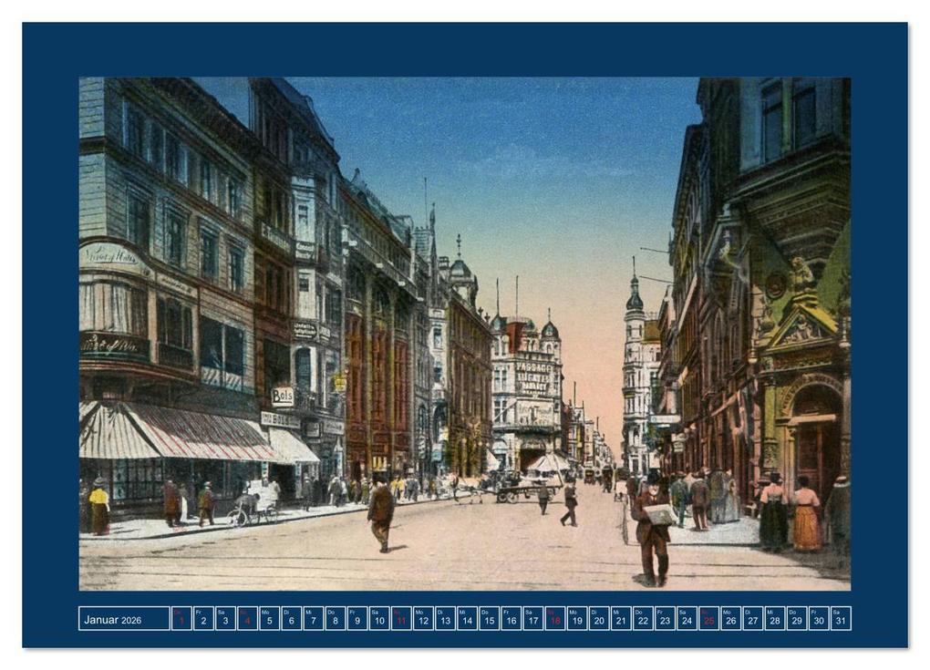 Weitere Ansicht: Historisches Berlin von 1888 bis 1918 (Wandkalender 2026 DIN A3 quer), CALVENDO Monatskalender | Jens Siebert, Calvendo
