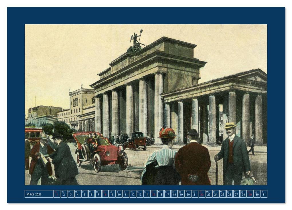 Weitere Ansicht: Historisches Berlin von 1888 bis 1918 (Wandkalender 2026 DIN A3 quer), CALVENDO Monatskalender | Jens Siebert, Calvendo