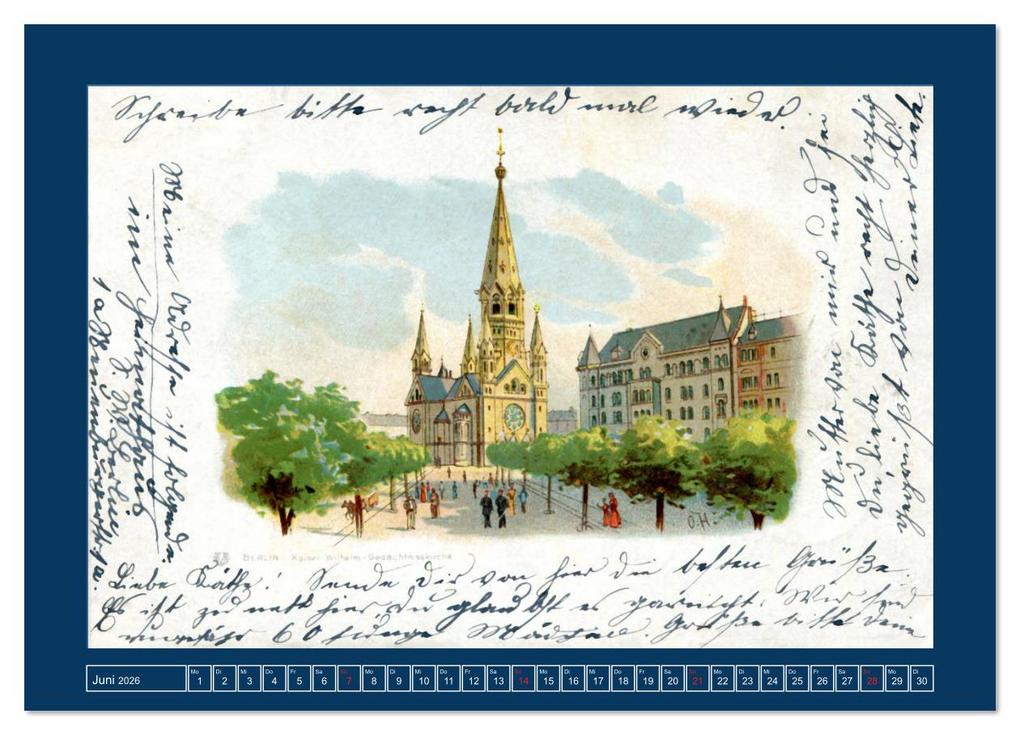 Weitere Ansicht: Historisches Berlin von 1888 bis 1918 (Wandkalender 2026 DIN A3 quer), CALVENDO Monatskalender | Jens Siebert, Calvendo
