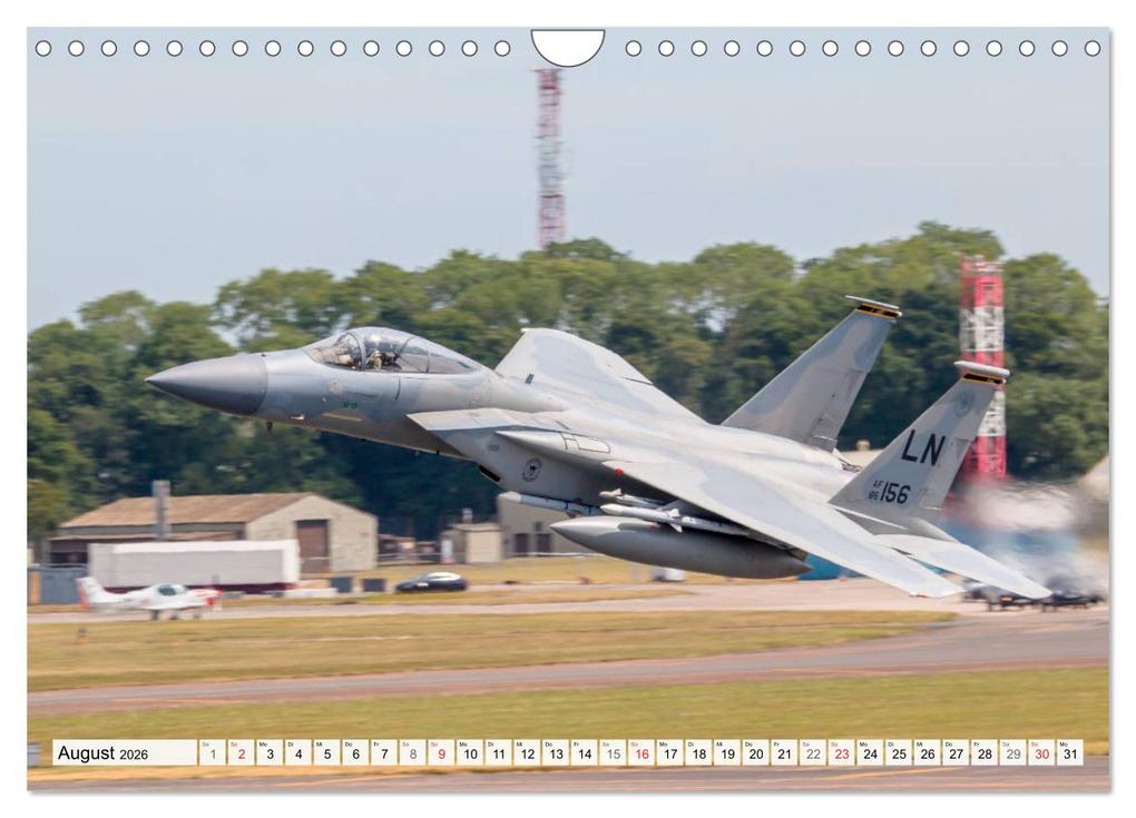 Weitere Ansicht: Militärjets am Boden und in der Luft (Wandkalender 2026 DIN A4 quer), CALVENDO Monatskalender | MUC-Spotter MUC-Spotter, Calvendo, MUC-Spotter