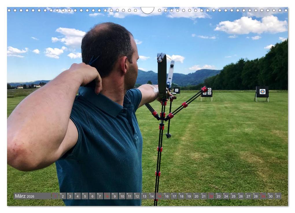 Weitere Ansicht: Bogenschießen. Sport - Spaß - Spannung (Wandkalender 2026 DIN A3 quer), CALVENDO Monatskalender | Boris Robert, Calvendo