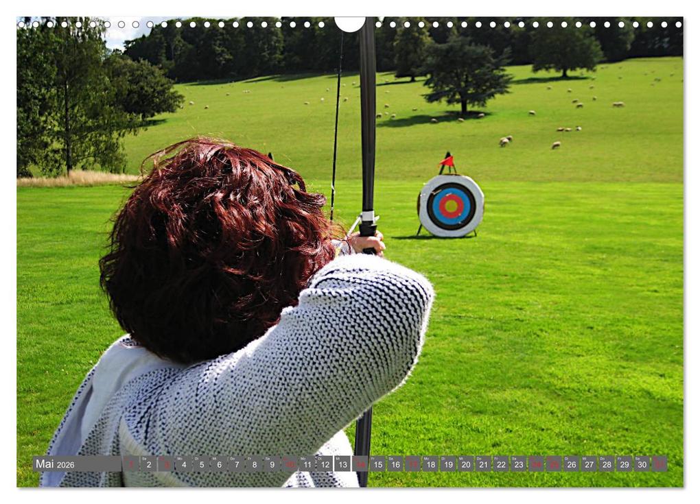 Weitere Ansicht: Bogenschießen. Sport - Spaß - Spannung (Wandkalender 2026 DIN A3 quer), CALVENDO Monatskalender | Boris Robert, Calvendo