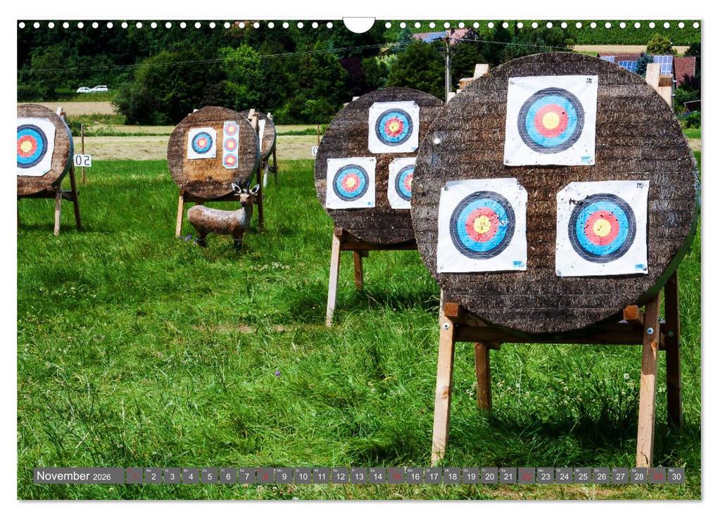 Weitere Ansicht: Bogenschießen. Sport - Spaß - Spannung (Wandkalender 2026 DIN A3 quer), CALVENDO Monatskalender | Boris Robert, Calvendo